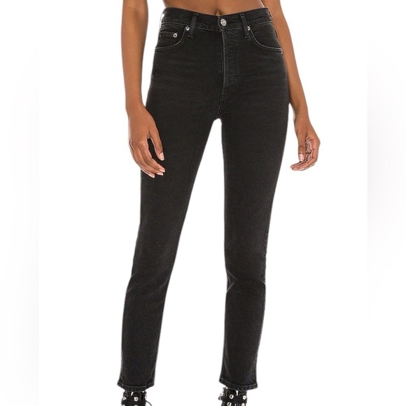 Agolde Nico Slim High Rise Jeans - Picture 1 of 12